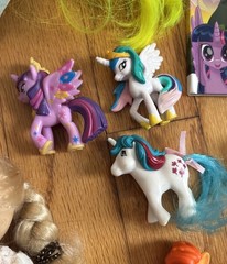 My Little Pony Lot Figures Comb MLP Flocked Mixed Mini Megan Hasbro Toys