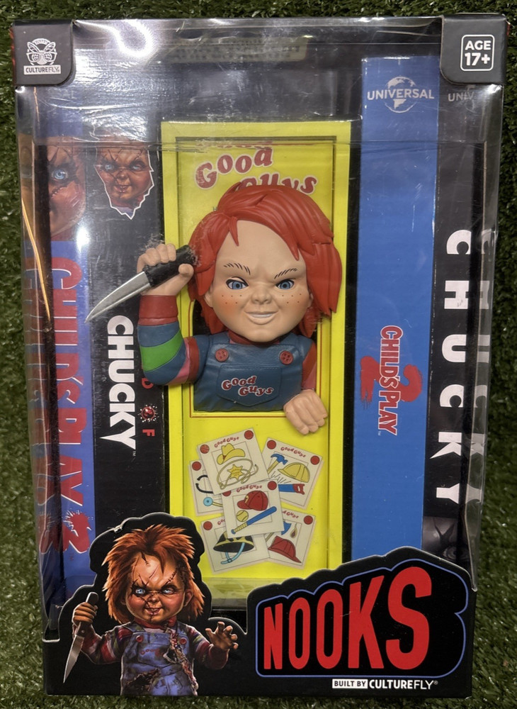 Chucky Child’s Play 2 Horror Book Shelf Nooks Collectible CultureFly New