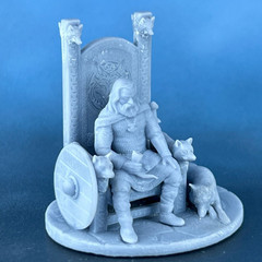 Action Figures. Resin soldier Viking Jarl 40mm of a warrior of the north