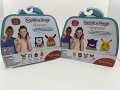 NEW Squish a Longs Squishmallows Pokemon Series 1 Figure Sets Pikachu Eeve & Mor