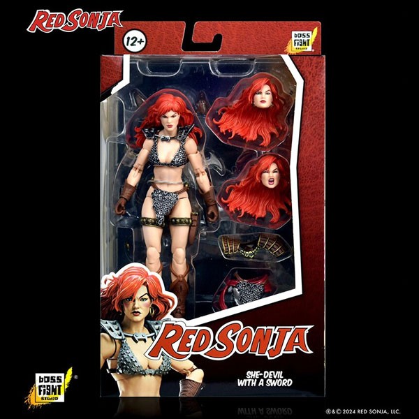 Boss Fight Studio Red Sonja 50th EPIC H.A.C.K.S. Red Sonja 1:12 Scale Figure New