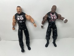 TNA Impact Deluxe Jakks Team 3D Devon Bubba Ray Wrestling Figures Cross The Line