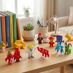 24PCS Italian Brainrot Steal a Brainrot 67 Toys, 1.8″ Brain Rot Action Figure…