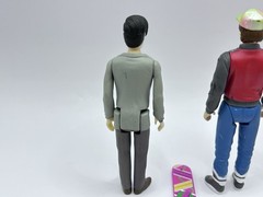Super7 Back To The Future 2 Marty McFly Doc Biff Reaction Figures Lot Of 4