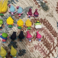 Trolls Band Together Mineez Hairrageous Glitter Common And Rare Bundle Lot of 27
