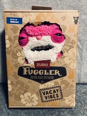 Zuru Fuggler VACAY VIBES Sketchy Squirrel Pink 9” Plush Funny Ugly Monster *New*