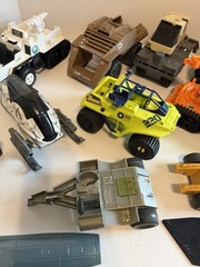 Lot of 10 Vintage 80s/90s GI Joe Vehicles & Parts Incomplete As Is