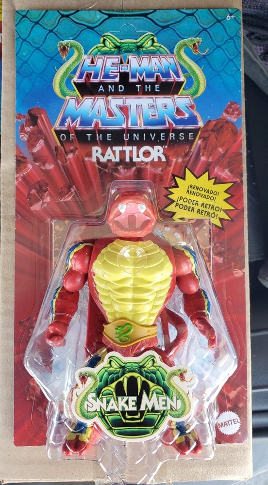 MOTU Origins Rattlor Mexican/Portuguese card He Man Masters of the Universe rare