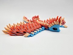 Phoenix Baby | 3D Printed Fantasy Animal | Flexible Articulated Desk Toy Pet