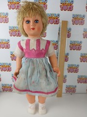 Vintage 50s 60s Blonde Doll Approximately 60 Cm Large Girl Doll (Athena?)