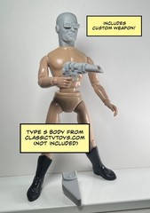 High Temperature Man Custom Action Figure Head 1:9 or 1:6 Mego