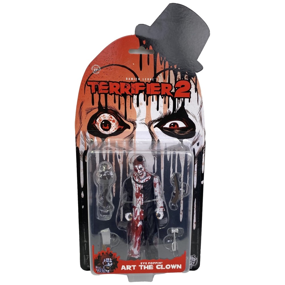Terrifier 2 Eye Poppin’ Art The Clown Action Figure 2025 Trick Or Treat Studios