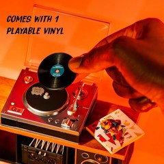 MGA’s Miniverse Real Music Record Player Mini Collectibles Mini Playable Record