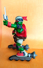 Vntg. 2003 RAPHAEL Extreme Sports SKATIN’ RAPH With Skates TMNT MUTANT TURTLE
