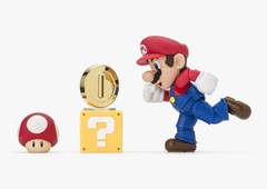S.H.Figuarts Super Mario Mario Action Figure Bandai 100mm ABS PVC