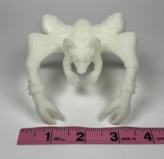Angry Red Planet Rat Bat Spider Glow In The Dark Toy Figure
