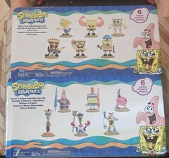LOT 2 Spongebob Squarepants 6 Figure Sets * Dunces & Dragons * Hall Of Fame RARE