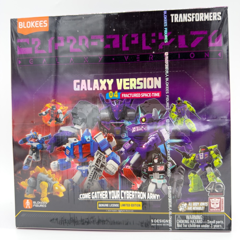 Blokees Transformers Galaxy Version 4 Blind Box Sealed Set of 9 Boxes