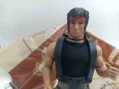 Rambo With Parachute Jocsa Force Of Freedom Argentine Vintage 80´s Not Coleco