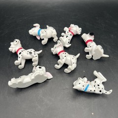 Disney 101 Dalmatians 7 Figures Dogs PVC Cake Toppers Toys Small Characters