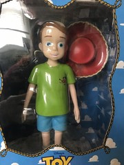 1996 RARE MIB MEDICOM TOY STORY ANDY & SID VINYL COLLECTIBLE DOLLS SET
