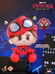 Hot Toys Spider-Man：brand new day COSBI Plush Keychain Blind Box HOT NEW