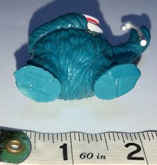 Vintage TAP DANCING COOKIE MONSTER Tara Toy PVC Muppets SESAME STREET Hat CANE
