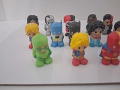 Lot Of 17 Ooshies Pencil Toppers – DC Comics Batman, Superman And More