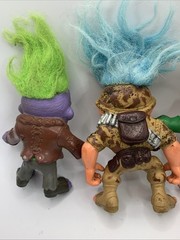 Battle Trolls lot of 3 Hasbro 1992 Battle trolls Military Frankenstein Viking