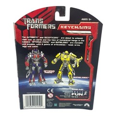 Transformers Bumblebee Poseable 4″ Figure ClipOn Keychain 2007 Hasbro New In Box