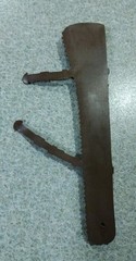 1960’s-70’s Marx Johnny West Brown Saddle Scabbard Good Cond Intact