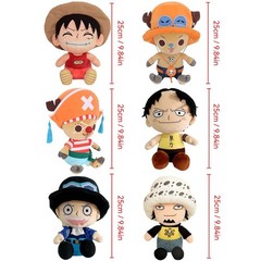 One Piece Chopper Plush Keychain Soft Stuffed Doll 14-30cm Kawaii Anime Toy!
