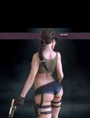 Lara Croft TombRider Handmade 25 cm 3D statue/figure Handmade collectible