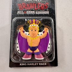 Lot of 3 New/Sealed Micro Brawler Figures: Adam Bomb Harley Race & Awesome Kong