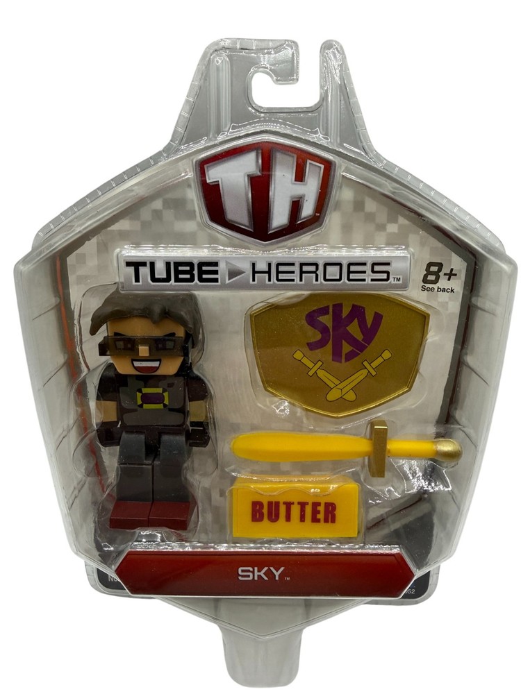 2015 Tube Heroes 3″ Sky 10052 Action Figure Jazwares Sealed NIB TOY
