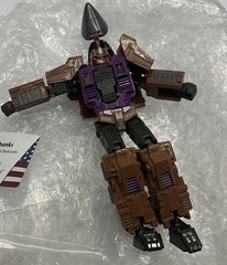 Transforming Toy Brown & Purple #5 TRANSFORMER Like Warbotron Air Burst Figure