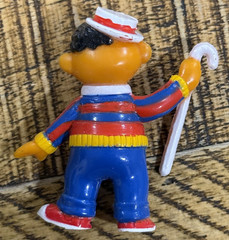 Vintage Sesame Street Ernie Tap Dancing PVC Figure 2.5 in. Tara Toys *FREE SHIP*