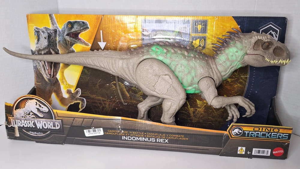 Jurassic World Park DINO TRACKERS INDOMINUS REX Mattel NEW/SEALED!