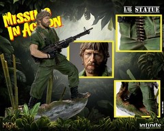 Missing In Action Chuck Norris Colonel James Braddock 1/6 Statue