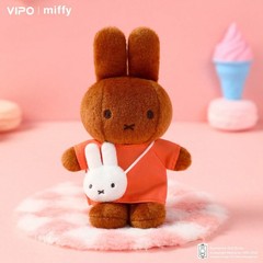 VIPO Miffy’s Friend Melanie Travel Plush Keychain Bunny Doll Bag Charm 13cm