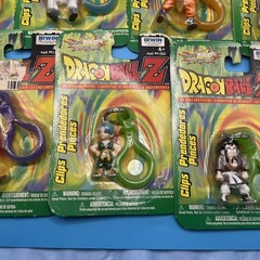 7 LOT RARE MOC NIP Vintage 1999 Dragonball Z IRWIN Funimation Clip Keychain