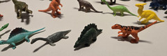 Lot of 28 Dinosaur Figures Mixed Plastic Toys Mini & Large Playset Random Bundle