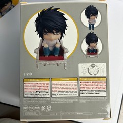 1. L Lawliet Nendoroid 1200 Death Note Interchangeable Face Anime Model Toy