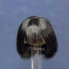 1/6 Female Bangs Hairstyles Short Hair Covers Model For 12″ Action Figure Body