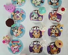 Smooshy Mushy Minis Lot of 17 Squishies Complete with Matching Stickers