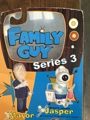 BRIAN’S COUSIN JASPER Family Guy Action Figure Blue Shirt MEZCO 2005