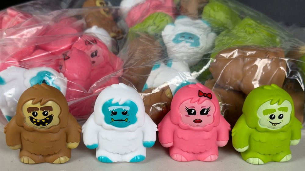 Bigfoot, Yeti, Sasquatch 2.5” Inch Vinyl Rubber Duck Style Figures Bag of 50