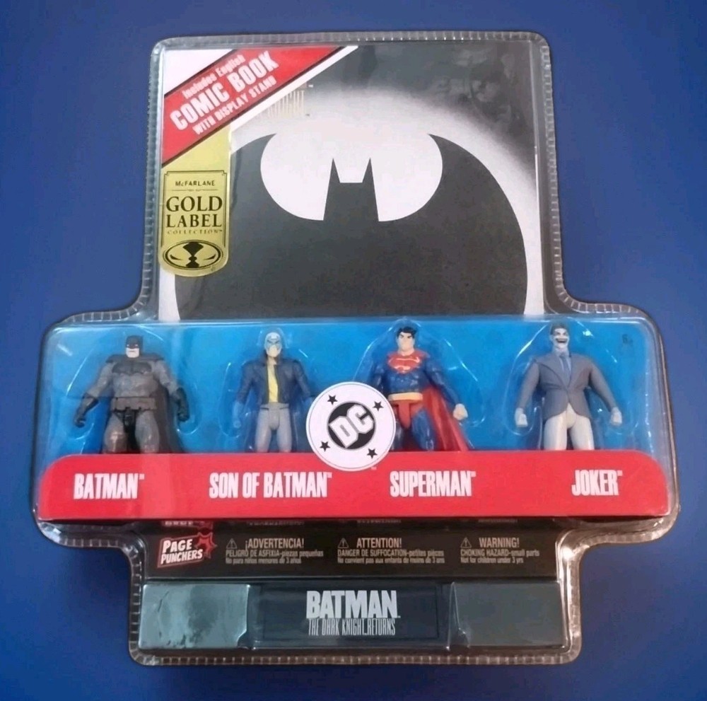 DC Multiverse – Page Punchers: Batman, Son Of Batman, Superman & Joker 4-Pack