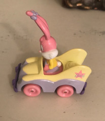 Babs Bunny Roadster Tiny Toon Adventures Diecast Metal Car 1990 by Playskool