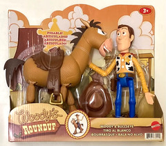 NIB Mattel Disney Pixar Toy Story Woody and Bullseye Adventure 2 pc Figure Set